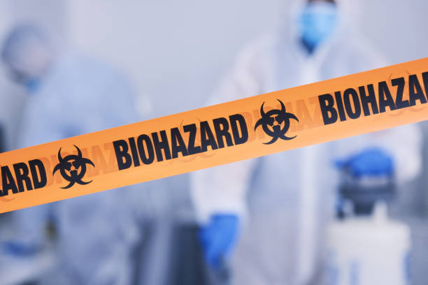 Professional Biohazard technician working in Farmville, VA